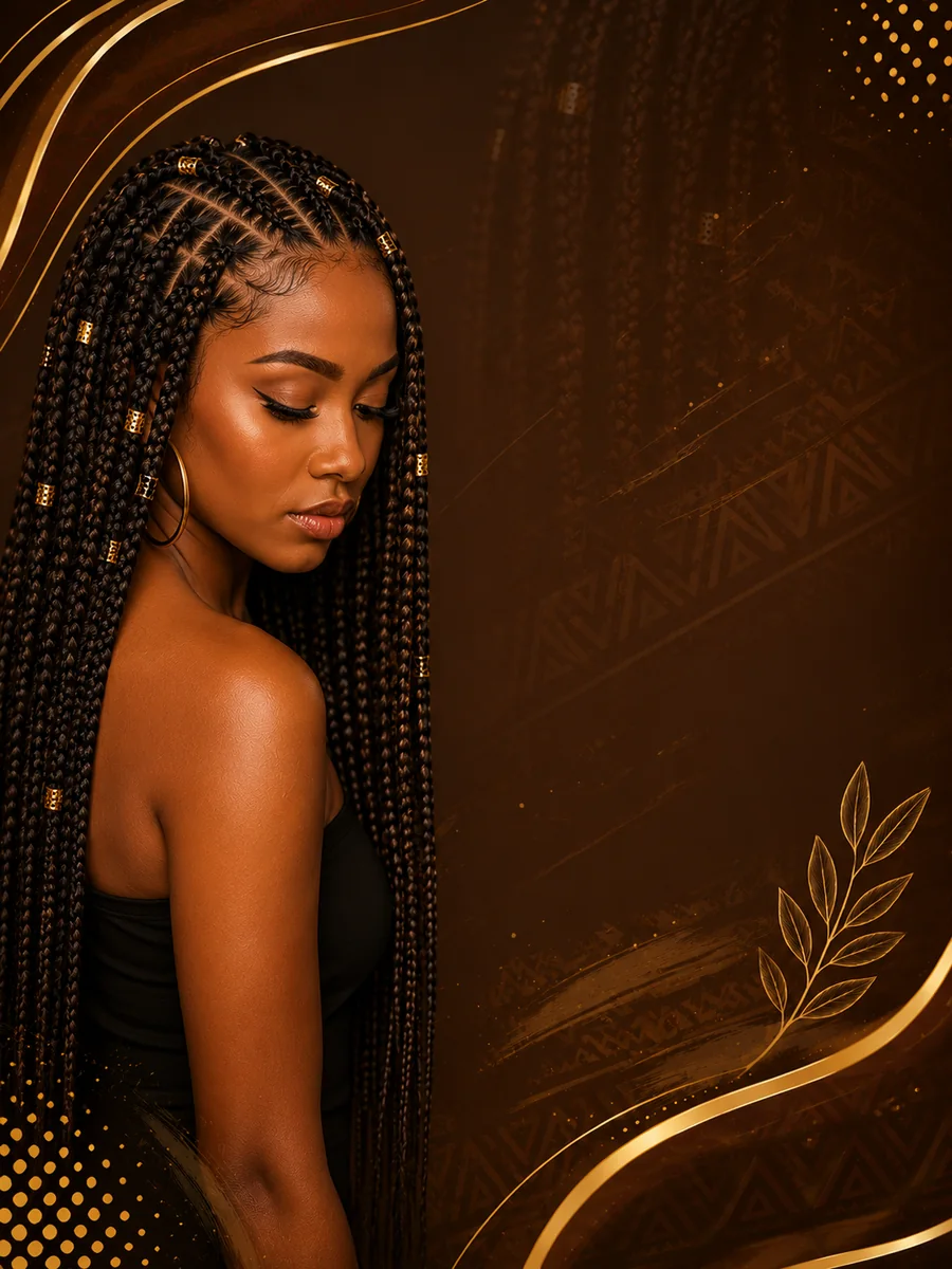 Box braids em Santos-SP por Sandra das Tranças